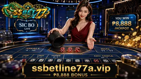 SSBET77 live casino mobile view with the dealer stream above compact table controls