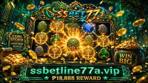 ssbet77 slot games: Jade dragon symbol held among dark gem columns as gold feature light begins to spread